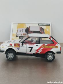 Scalextric: Ford Fiesta MKI dorsal 7 del Rally Costa Brava del año 1981 de Scalextric Tecnitoys Altaya